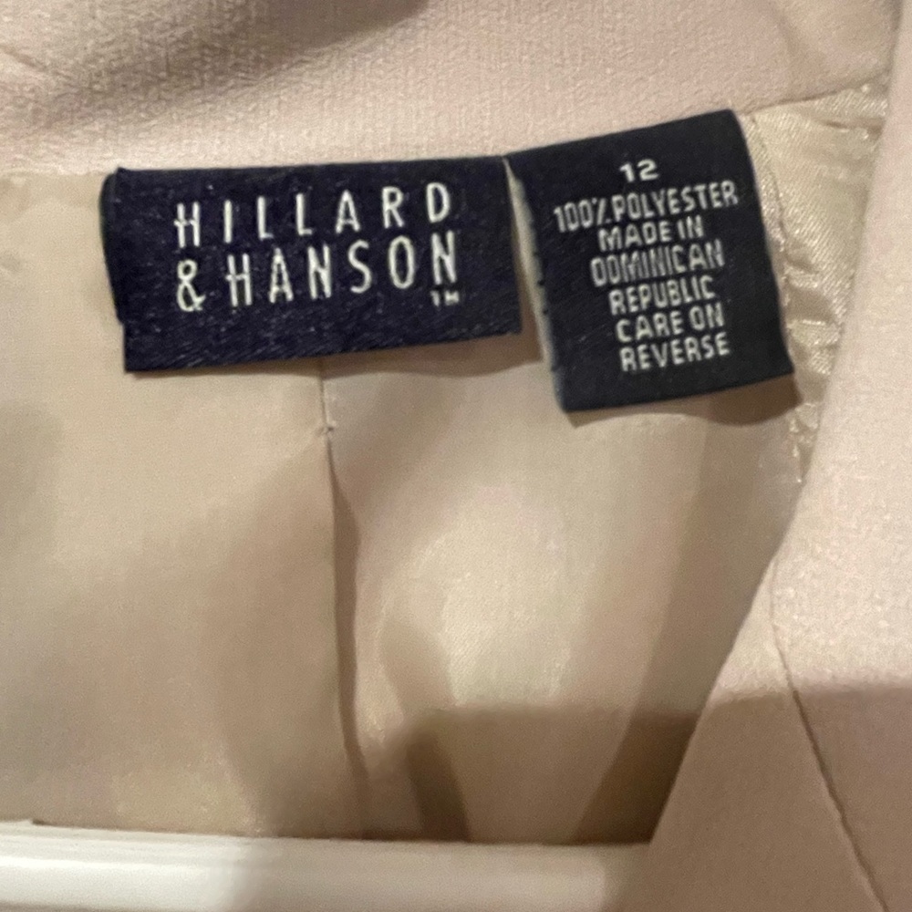 Soft Lightweight Beige Wrap Blazer Size 12 - Picture 3 of 5